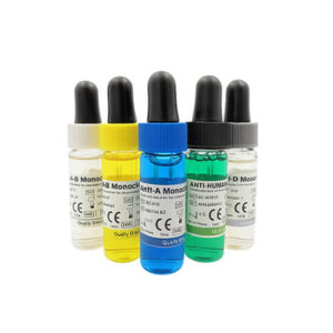 Reactivos para la determinación de grupo sanguíneo